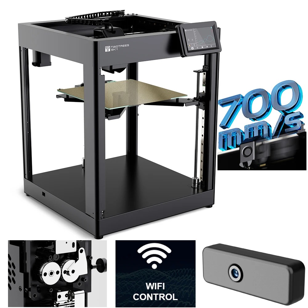 Twotrees SK1 고속 3D 프린터 고속 인쇄 직 - Corexy 3D Printer Kit 리뷰 및 가격